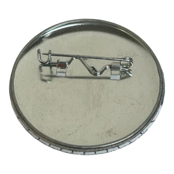 Vintage MLB Chicago Cubs 1980s Pinstripe Pinback Button - Picture 2 of 4